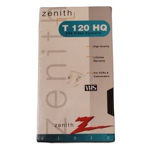 Zenith T 120 HQ VHS Video Cassette Blank